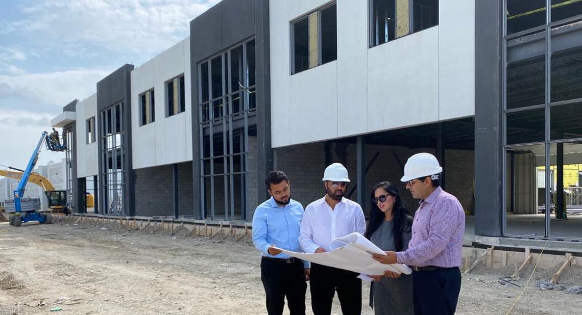 Business Point construction team