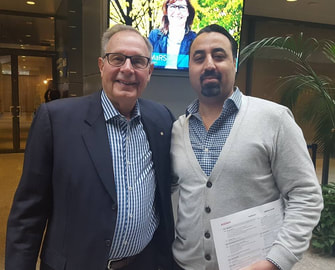 ​​With Second Cup co-founder, Frank O'dea, @ MaRS... (December 14, 2015)