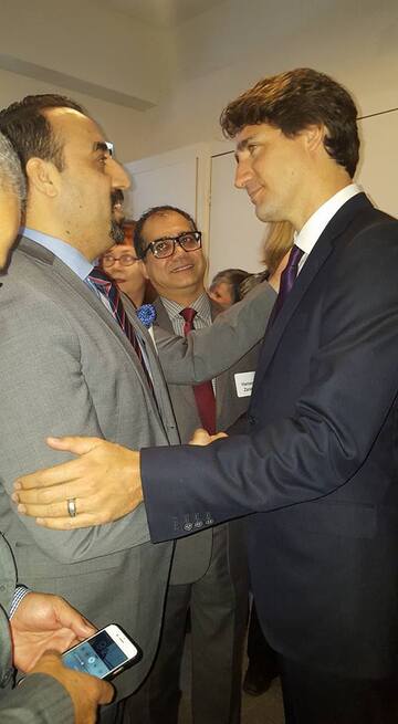 With Canada's Prime Minister, Right Honourable Justin Trudeau