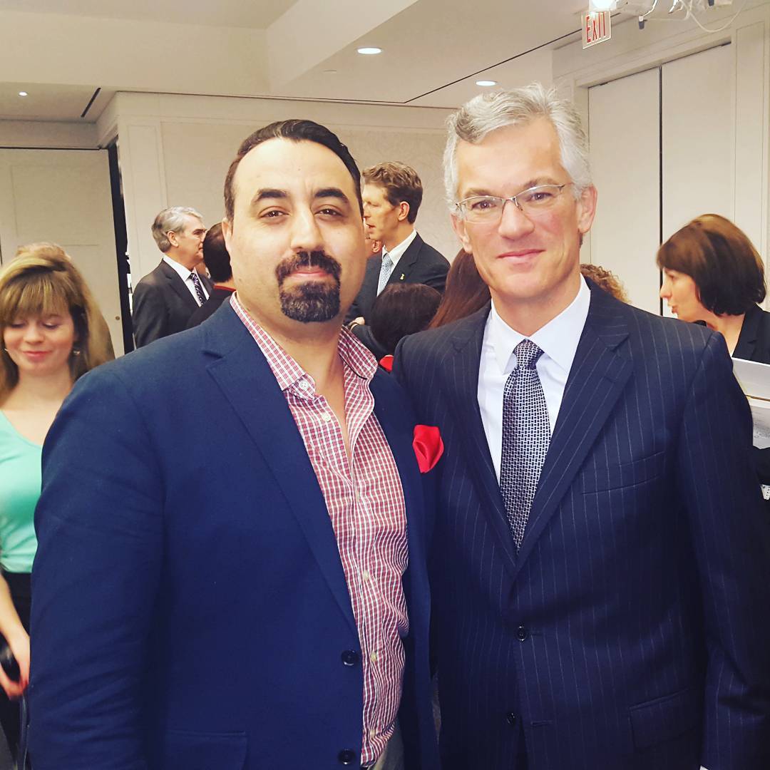 ​​with Michael Denham, President & CEO of Business Development Bank of Canada (BDC) at Toronto Board of Trade. (February 24, 2016)