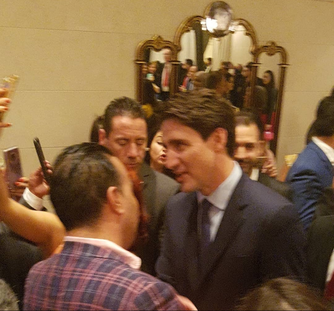 Meeting Canada's Prime Minister, Right Honourable Justin Trudeau