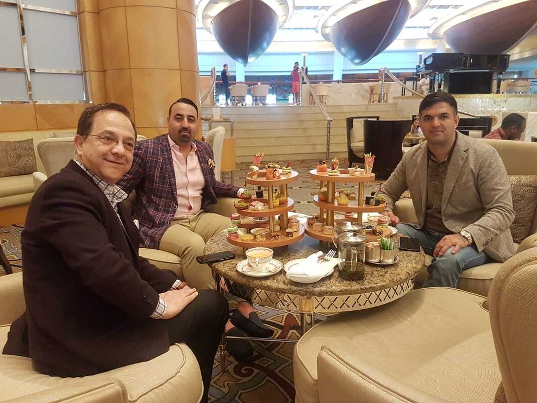 ​​​With Mansoor Majid & Aziz Amiri (in Grand Hyatt Dubai) - April 21, 2019