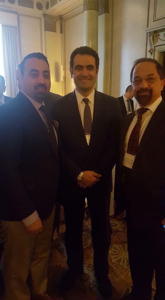 With Turkish Ambassador in Canada, H.E. Selcuk Unal and Aziz Amiri at Turkish Canadian Business and Investment Conference (December 7, 2016)