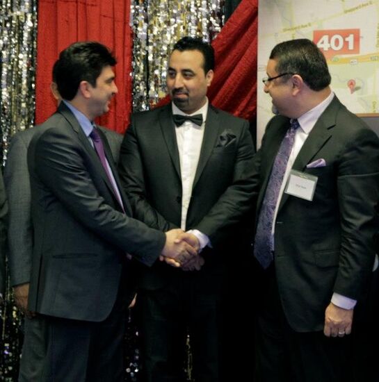 With Ehsanollah "Ehsan" Bayat, founder and chairman of Bayat Group (December 15, 2012)