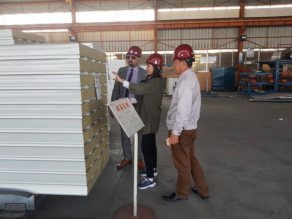 Jamshid invited for a China Steel Factory Tour